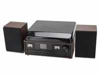 MRD-52 - Retro music system - LP - CD - FM - DAB - Bluetooth - Dark Wood