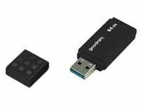 GOODRAM UME3-0640K0R11, GOODRAM memory USB UME3 64GB USB 3.0 Black - 64GB - USB-Stick