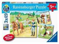 Ravensburger A day At The Stables 3x49p