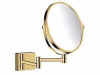 Hansgrohe addstoris shaving mirror polished gold-optic pvd