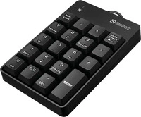 Sandberg 630-07, Sandberg USB Wired Numeric Keypad - Numpad - Schwarz