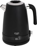 Adler AD 1295b, Adler Wasserkocher AD 1295b - kettle - black - Schwarz - 2200 W