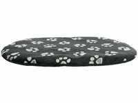 Jimmy cushion oval 70 × 47 cm black