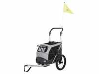 Bicycle trailer quick-fold S: 58 × 93 × 74/114 cm grey