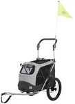 Bicycle trailer quick-fold S: 58 × 93 × 74/114 cm grey Bicycle trailer quick-fold S: 58 × 93 × 74/114 cm grey