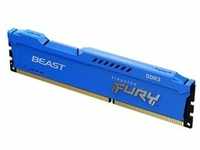 Kingston KF316C10B/4, Kingston FURY Beast DDR3-1600 C10 SC Blue - 4GB