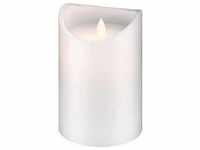 LED white real wax candle 10 x 15 cm