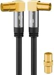 Pro TV antenna cable (135 dB) 4x shielded 3 m