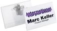 DURABLE 8101-19, DURABLE Schlichtes Namensschild mit Kombiklemme zum Anstecken oder