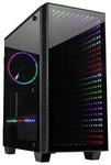 Inter-Tech 88881315, Inter-Tech X-608 Infinity Micro - Geh&auml;use - Tower - Schwarz