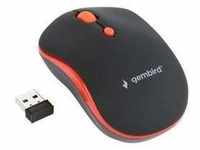 Gembird MUSW-4B-03-R, Gembird MUSW-4B-03-R - mouse - 2.4 GHz - black / red -...