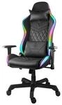 Deltaco GAM-080, Deltaco DC410 RGB Gaming Chair Gaming Stuhl - PU-Leder - Bis zu 120
