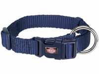 Premium collar S-M: 30-45 cm/15 mm indigo