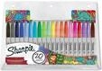Permanent Marker | Marker Stifte mit feiner Spitze | gemischte Farben | 20 St&uuml;ck