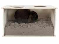 Burrowing box rabbits wood 58 × 30 × 38 cm