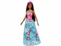 Barbie GJK15, Barbie Dreamtopia Princess Doll - Blue Skirt & Pink Hair Streak