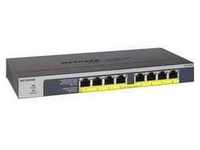 GS108PP 8-Port Gigabit Ethernet High-power PoE+ Unmanaged Switch with FlexPoE (123W)