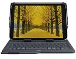 Universal - keyboard and folio case - AZERTY - French - Tastatur & Folio-Set -