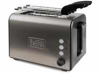 Black & Decker Toaster Toaster 2-Slice Extra Grills Brushed Steel