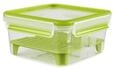 EMSA 3110600386, EMSA CLIP & GO - food storage container - green transparent - 1.3 L
