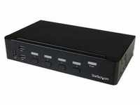 4 Port HDMI KVM Switch With Built-in USB 3.0 Hub - 1080p