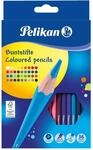 Pelikan Farbstift Buntstifte, sechseckig, 36 Stk., 3mm, sortiert, Etui mit 36 Farben