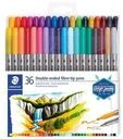 Staedtler 3200 TB36, Staedtler Double-ended fibre-tip pens 36pcs