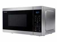 Sharp YC-MS02ES, Sharp YC-MS02E-S - microwave oven - freestanding - silver