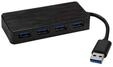 USB 3.0 Hub 4-port with Charge Port USB-Hubs - USB 3.2 - 4 - Schwarz
