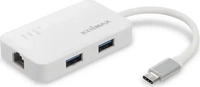 Edimax EU-4308, Edimax EU-4308 USB-C to 3-Port USB 3.0 Gigabit Ethernet Hub