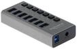DeLOCK 63669, DeLOCK USB Hub - 7 Ports USB-Hubs - USB 3.0 - 7 - Grau