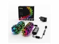 Cluster - 400 App-controlled RGB LEDs. 6 Meters. Black Wire.