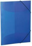 HERMA 19507, HERMA Elasticated folder A4 PP translucent dark blue