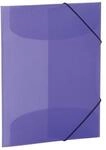 Elasticated folder A3 PP translucent violet