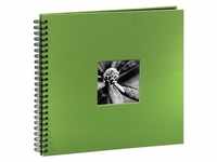 Fine Art Spiral Album 36 x 32 cm 50 Black Pages apple green