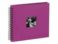 Fine Art Spiral Album 36 x 32 cm 50 Black Pages pink