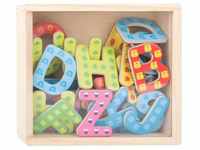 Small Foot - Wooden Magnetic Letters Color 37dlg.