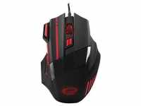 MX201 WOLF - mouse - USB - red - Maus (Rot)