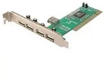 PCI Card USB 2.0 4+1 Port - USB-Adapter PCI Card USB 2.0 4+1 Port - USB-Adapter
