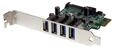 StarTech.com PEXUSB3S4V, StarTech.com 4 Port PCI Express PCIe SuperSpeed USB 3.0