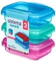 Pack 200ml x 3 Lunch Coloured