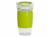 CLIP & GO - food storage container - green transparent - 450 ml