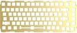 Glorious GLO-ACC-P75-SP-B, Glorious GMMK PRO 75 % Switch Plate - ANSI - Blass - Gold