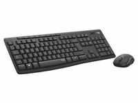 MK295 Silent Wireless Combo - Graphite - UK - Tastatur & Maus Set - Englisch -