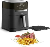 Tefal EY505815, Tefal Easy Fry & Grill EY505815 - hot air fryer/grill - black