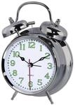 Hama "Nostalgia" alarm clock silver