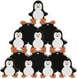 Goki 58683, Goki Wooden Stacking Game Penguin