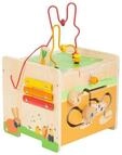 Small Foot 11732, Small Foot - Wooden Activity Cube and Motor Spiral