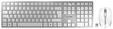 Cherry JD-9100PN-1, Cherry DW 9100 - Tastatur & Maus Set - Nordisch - Weiss