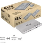 Club 3D CSV-1580, Club 3D Club3D Thunderbolt 4 Portable 5-in-1 Hub with Smart Power